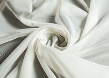 Тюль-креп однотонный с утяж., выс. 290 см.св.серый