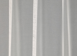 Тюль с выш. на франц. сетке, выс. 305 см, белый/серый