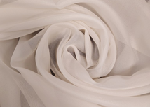 Тюль-креп однотонный с утяж., выс. 300 см крем